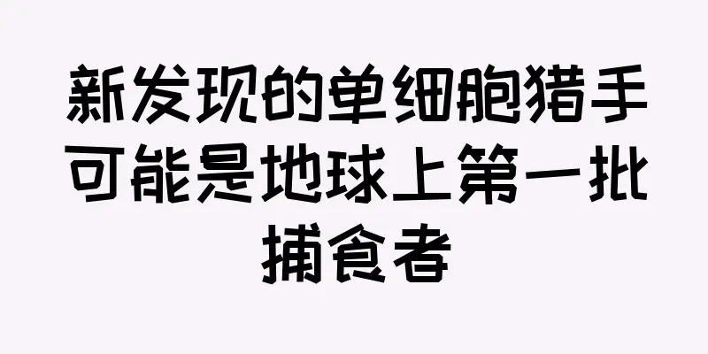 新发现的单细胞猎手可能是地球上第一批捕食者
