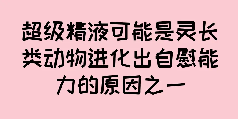 超级精液可能是灵长类动物进化出自慰能力的原因之一