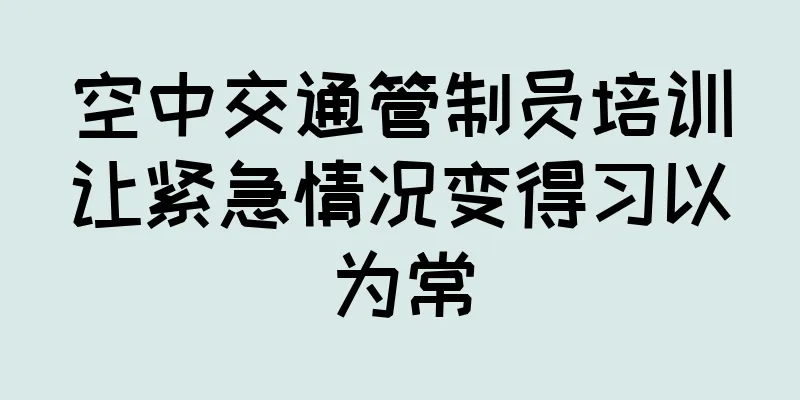 空中交通管制员培训让紧急情况变得习以为常