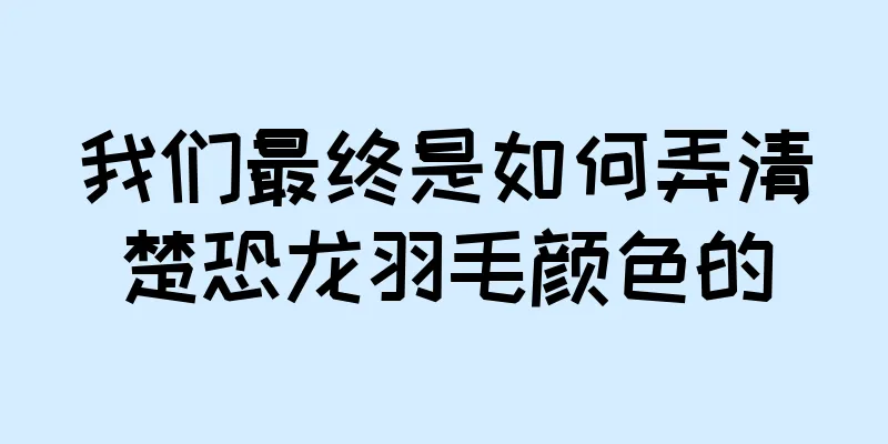 我们最终是如何弄清楚恐龙羽毛颜色的