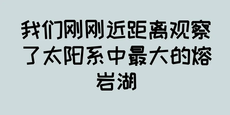 我们刚刚近距离观察了太阳系中最大的熔岩湖
