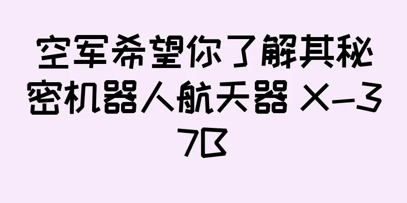 空军希望你了解其秘密机器人航天器 X-37B