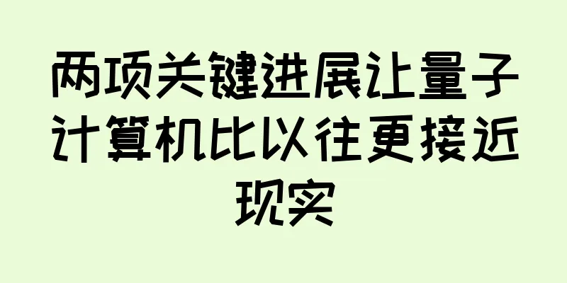 两项关键进展让量子计算机比以往更接近现实