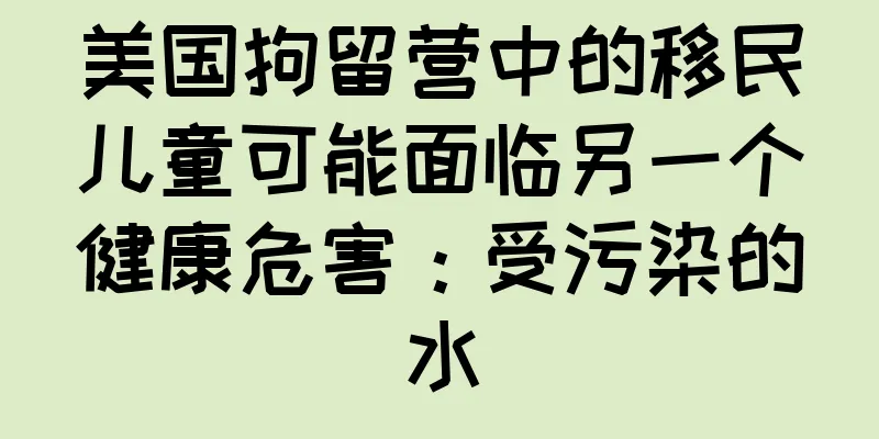 美国拘留营中的移民儿童可能面临另一个健康危害：受污染的水