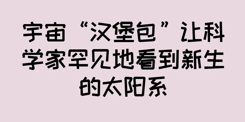 宇宙“汉堡包”让科学家罕见地看到新生的太阳系