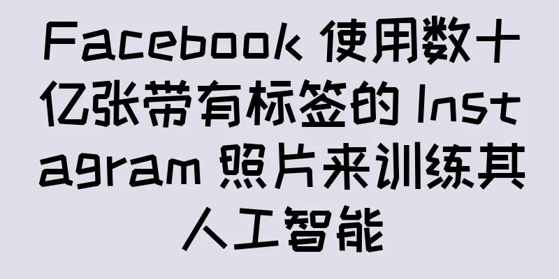 Facebook 使用数十亿张带有标签的 Instagram 照片来训练其人工智能