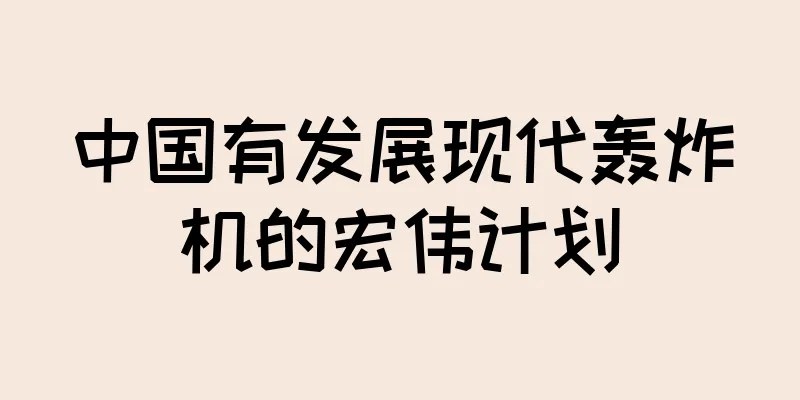 中国有发展现代轰炸机的宏伟计划
