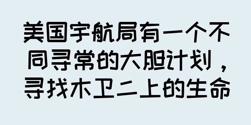 美国宇航局有一个不同寻常的大胆计划，寻找木卫二上的生命