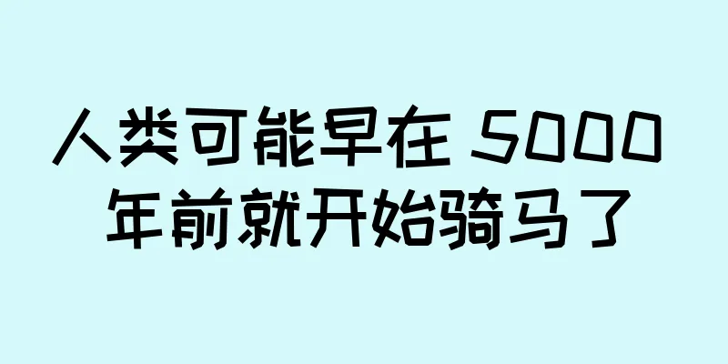 人类可能早在 5000 年前就开始骑马了