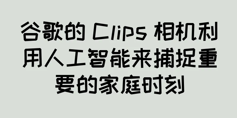 谷歌的 Clips 相机利用人工智能来捕捉重要的家庭时刻