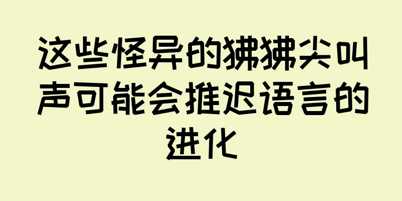这些怪异的狒狒尖叫声可能会推迟语言的进化