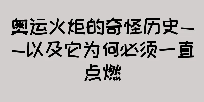 奥运火炬的奇怪历史——以及它为何必须一直点燃