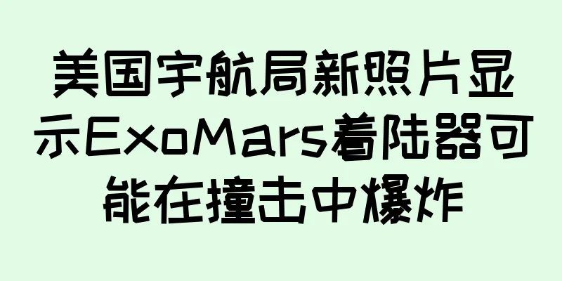 美国宇航局新照片显示ExoMars着陆器可能在撞击中爆炸