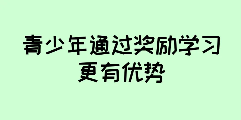 青少年通过奖励学习更有优势