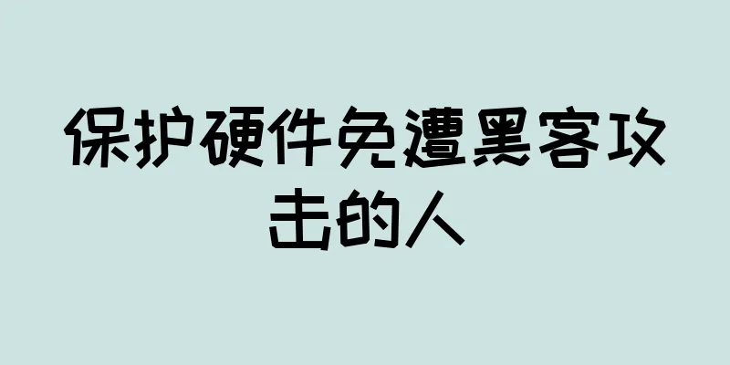 保护硬件免遭黑客攻击的人