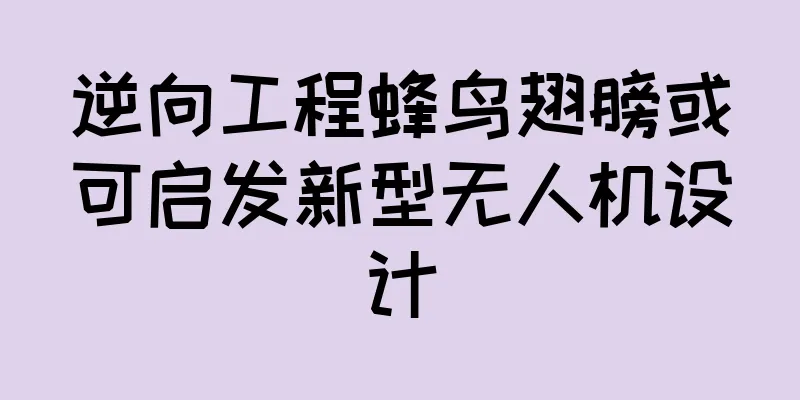 逆向工程蜂鸟翅膀或可启发新型无人机设计