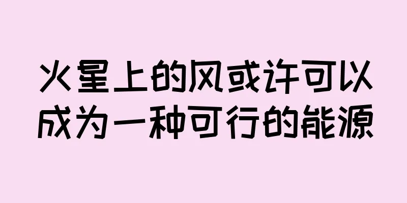 火星上的风或许可以成为一种可行的能源
