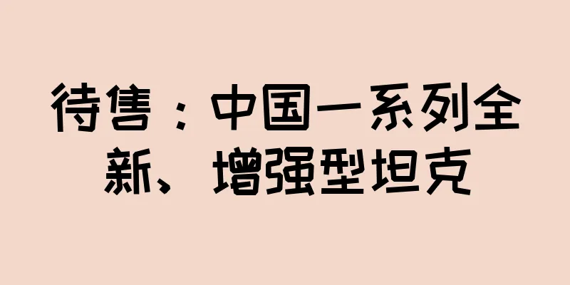 待售：中国一系列全新、增强型坦克