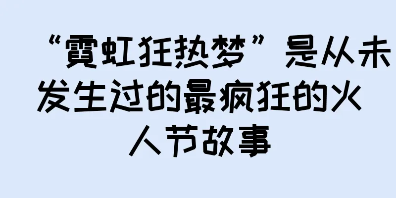 “霓虹狂热梦”是从未发生过的最疯狂的火人节故事