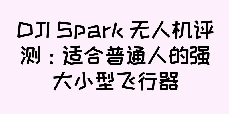 DJI Spark 无人机评测：适合普通人的强大小型飞行器