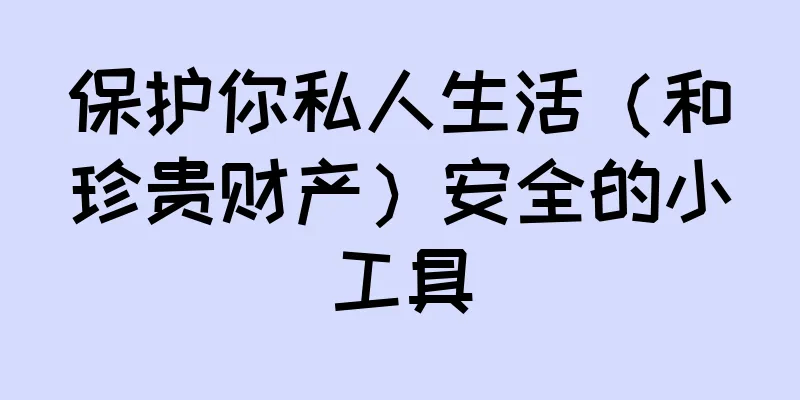 保护你私人生活（和珍贵财产）安全的小工具