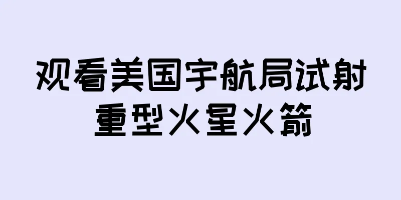 观看美国宇航局试射重型火星火箭