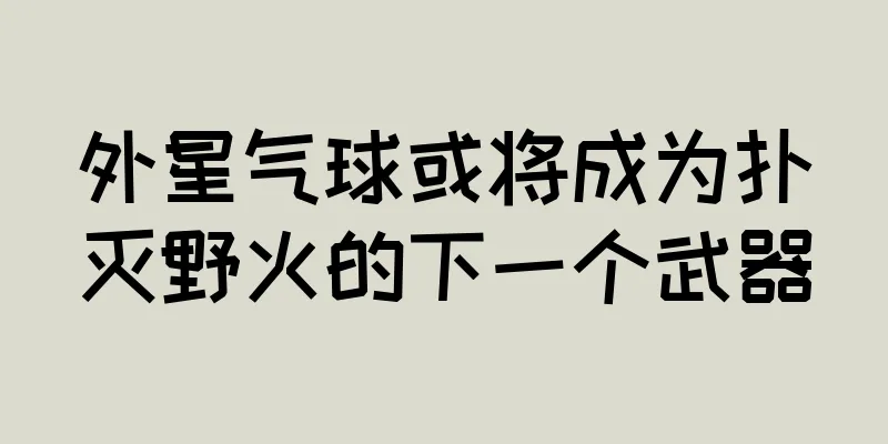 外星气球或将成为扑灭野火的下一个武器