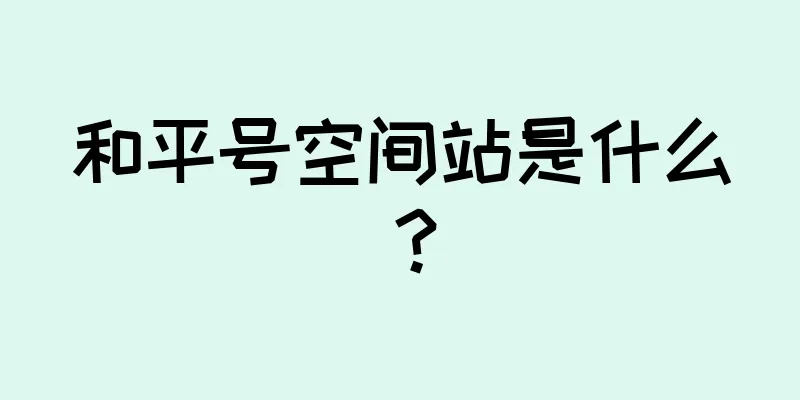 和平号空间站是什么？