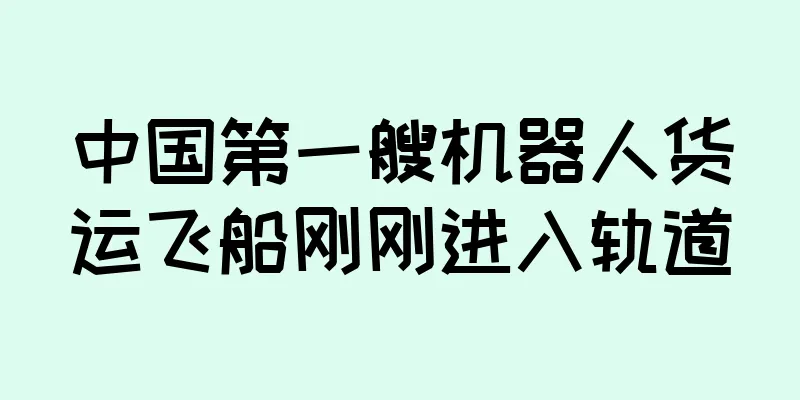 中国第一艘机器人货运飞船刚刚进入轨道