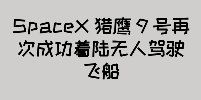 SpaceX 猎鹰 9 号再次成功着陆无人驾驶飞船