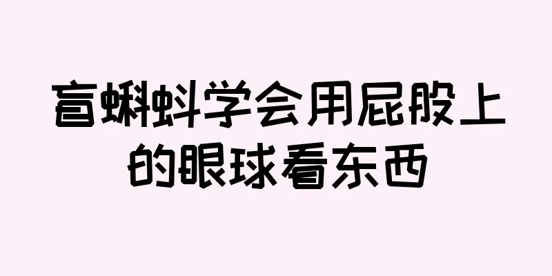 盲蝌蚪学会用屁股上的眼球看东西