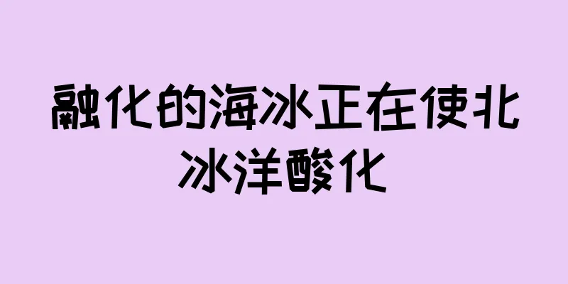 融化的海冰正在使北冰洋酸化