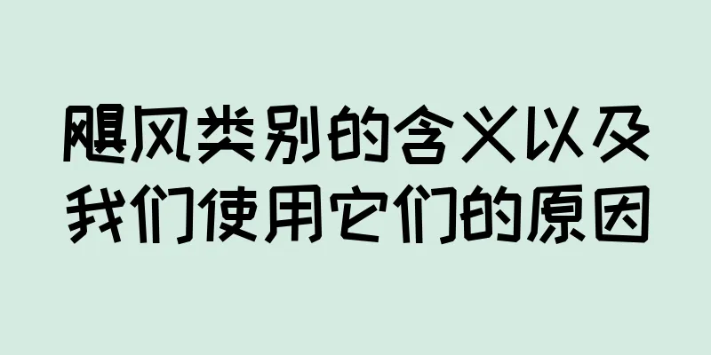飓风类别的含义以及我们使用它们的原因