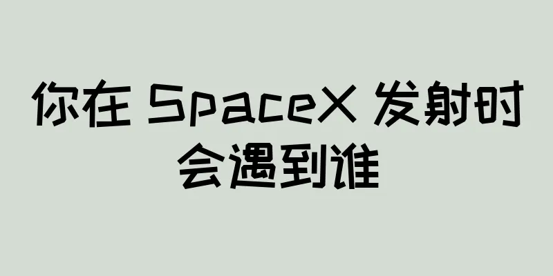 你在 SpaceX 发射时会遇到谁