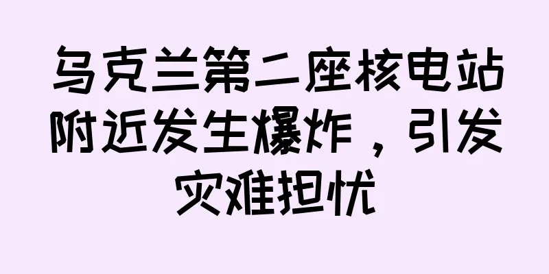 乌克兰第二座核电站附近发生爆炸，引发灾难担忧