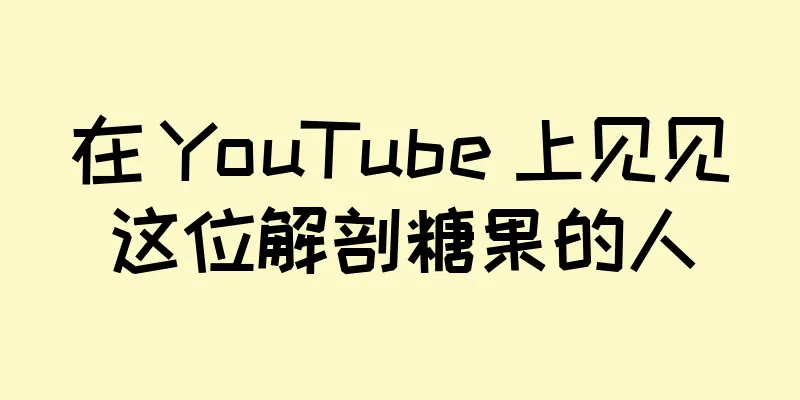 在 YouTube 上见见这位解剖糖果的人
