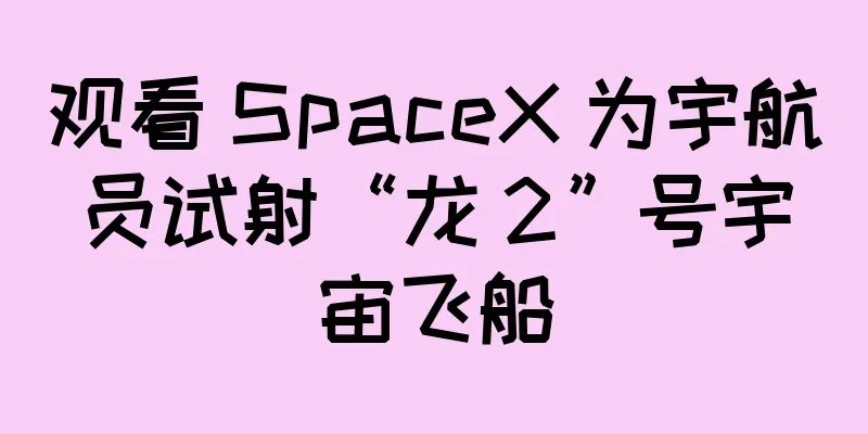 观看 SpaceX 为宇航员试射“龙 2”号宇宙飞船