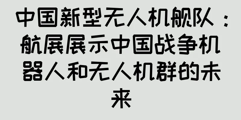 中国新型无人机舰队：航展展示中国战争机器人和无人机群的未来