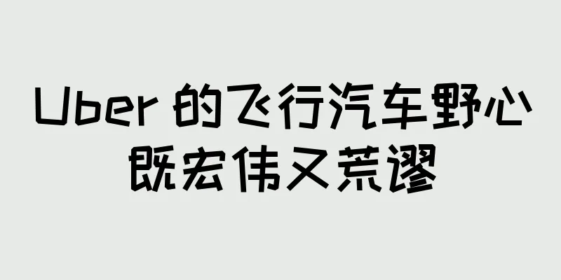 Uber 的飞行汽车野心既宏伟又荒谬