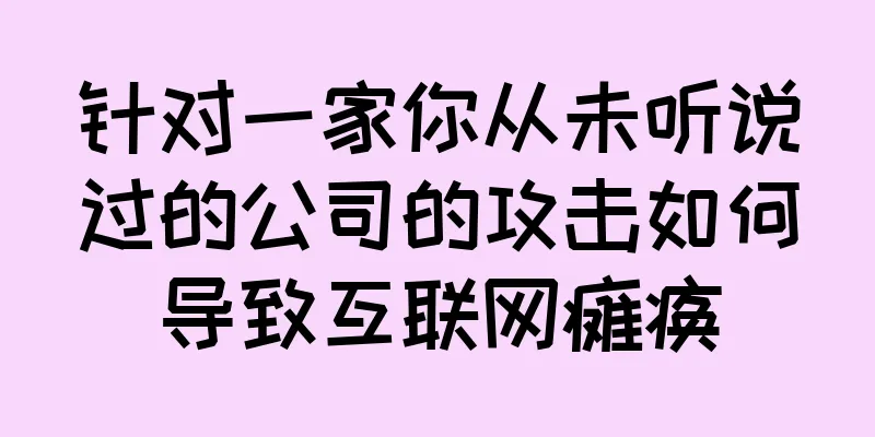 针对一家你从未听说过的公司的攻击如何导致互联网瘫痪