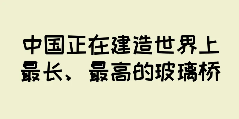 中国正在建造世界上最长、最高的玻璃桥