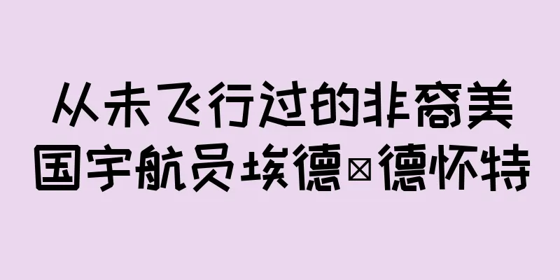 从未飞行过的非裔美国宇航员埃德·德怀特