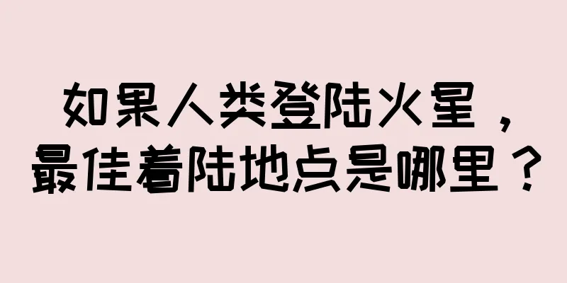 如果人类登陆火星，最佳着陆地点是哪里？