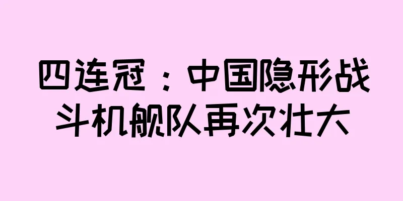 四连冠：中国隐形战斗机舰队再次壮大