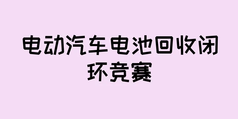电动汽车电池回收闭环竞赛