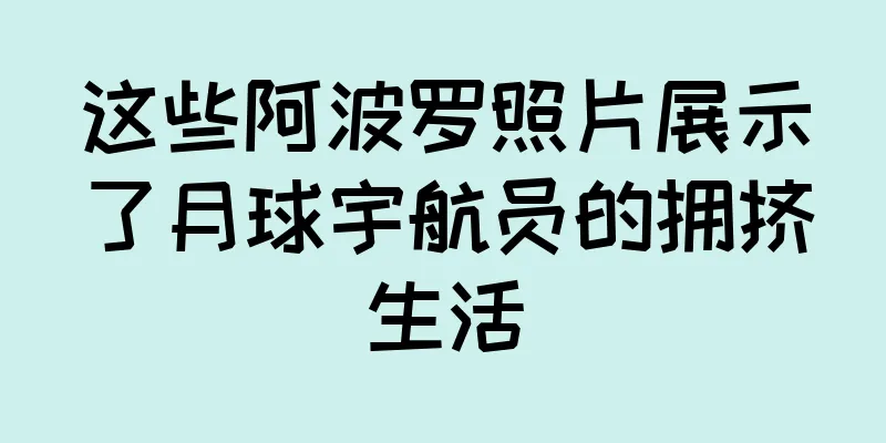这些阿波罗照片展示了月球宇航员的拥挤生活
