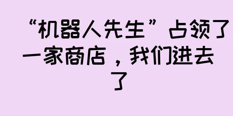“机器人先生”占领了一家商店，我们进去了