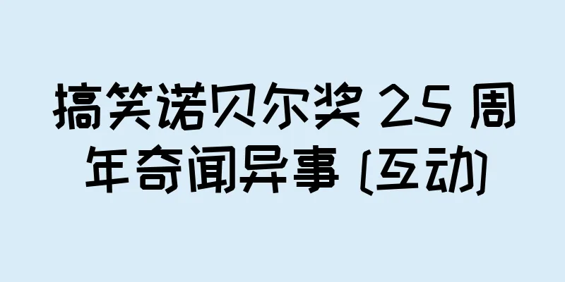 搞笑诺贝尔奖 25 周年奇闻异事 [互动]