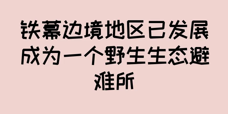 铁幕边境地区已发展成为一个野生生态避难所