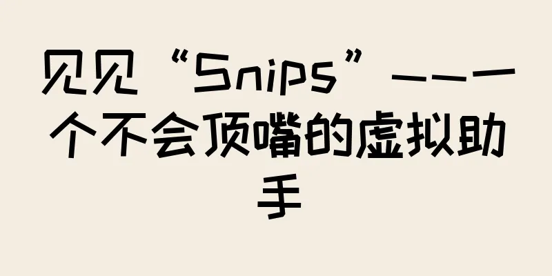 见见“Snips”——一个不会顶嘴的虚拟助手